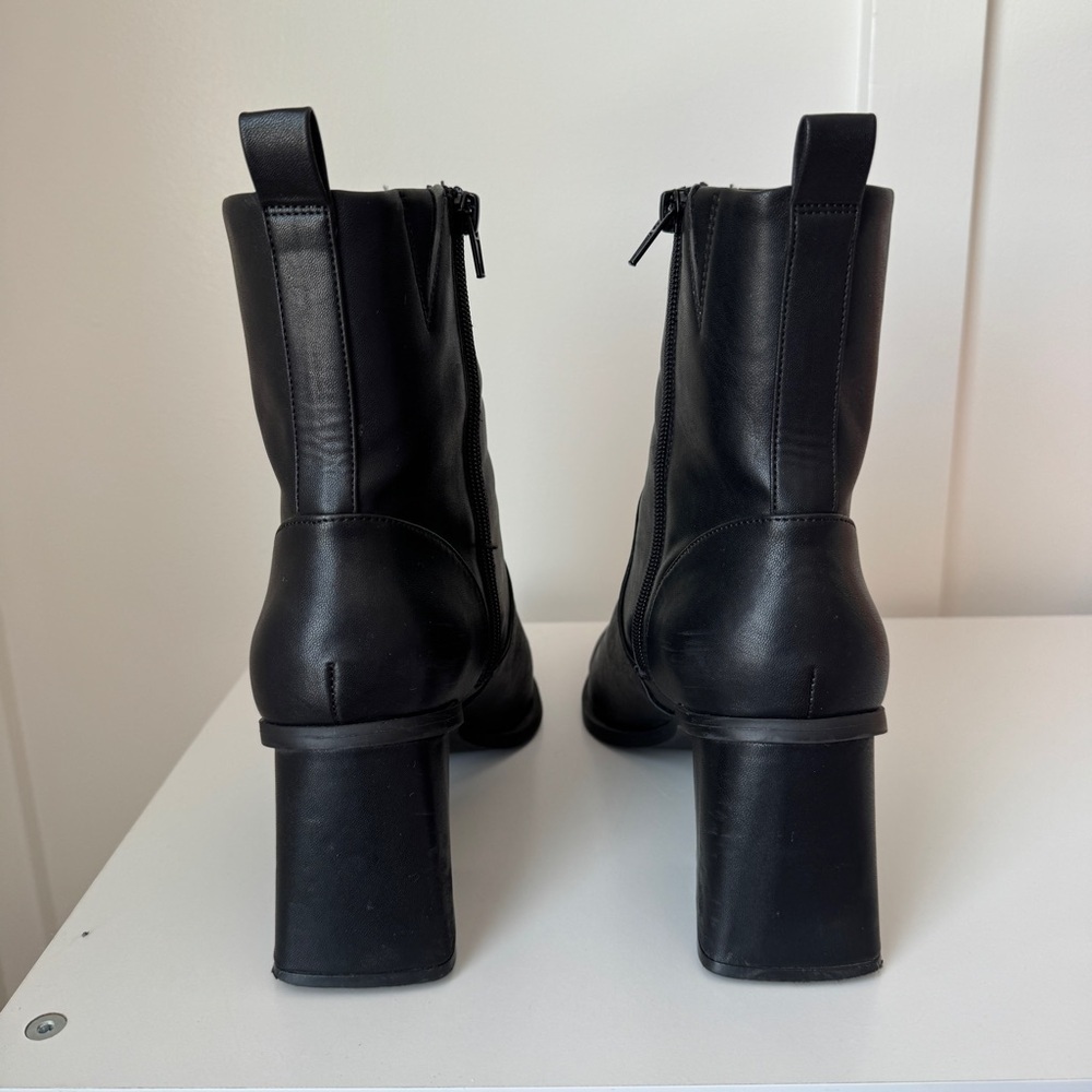BP Nordstrom Black Ankle Boots Women's Size 11 - Picture 7 of 9